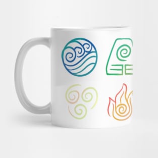 Avatar symbols of the four nations Mug